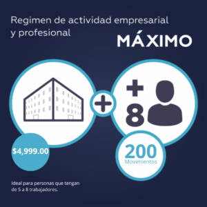 Régimen de actividad empresarial y profesional - MÁXIMO