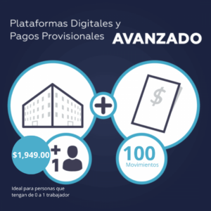 Plataformas digitales con pagos provisionales - AVANZADO
